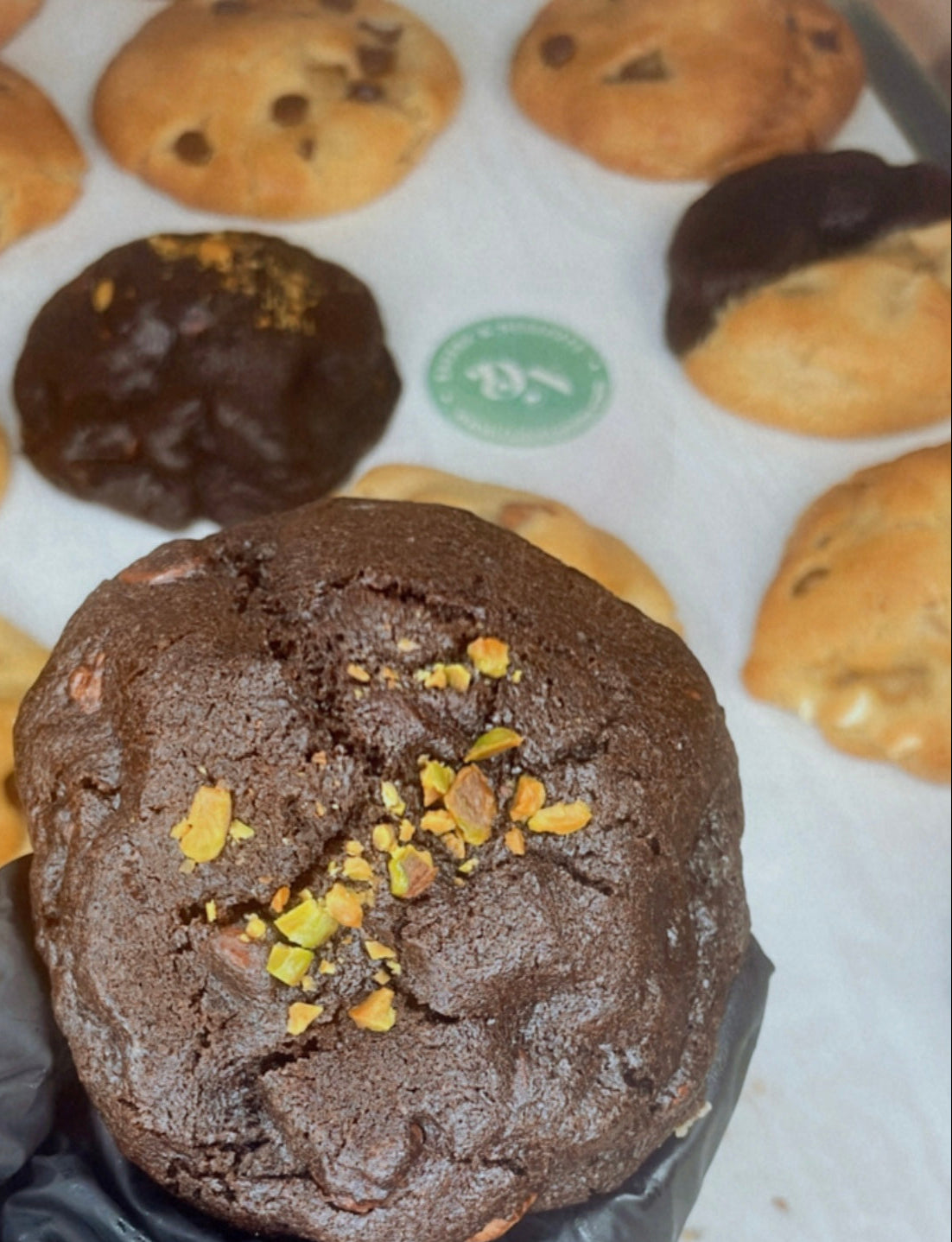 Dubai Pistachio Chocolate Cookie